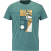 Babolat EXERCISE MESSAGE TEE (Farba Malibu Blue 4062, Veľkosť S)