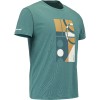 Babolat EXERCISE MESSAGE TEE (Farba Malibu Blue 4062, Veľkosť S)