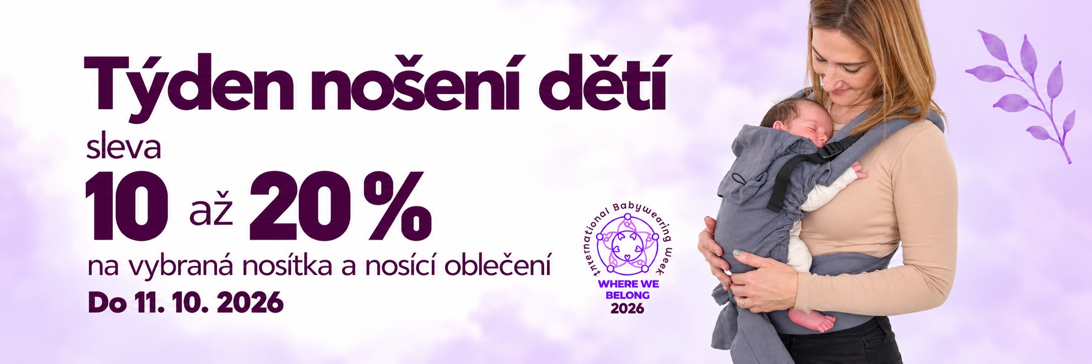 Mezinárodní týden nošení dětí 2026