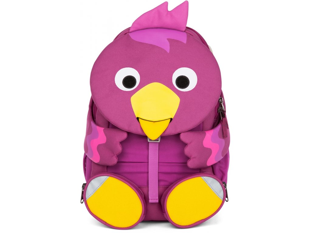 Affenzahn Dětský batoh do školky Bibi Bird large purple (1)