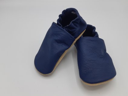 baBice barefoot capáčky Plain Navy tmavě modrá BA-003