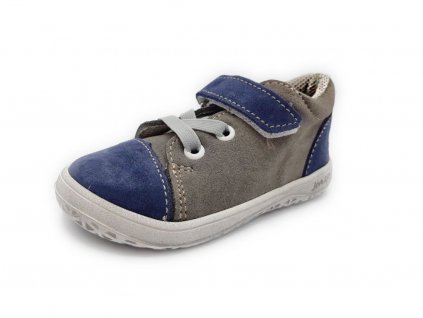 Jonap celoroční barefoot obuv B12/SV SLIM modro šedá