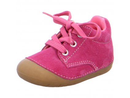 Lurchi barefoot capáčky Flo Suede Pink 33-13982-23