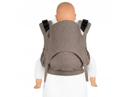 Ergonomické nosítko Fidella Fusion TODDLER SIZE 2.0 – Chevron Walnut