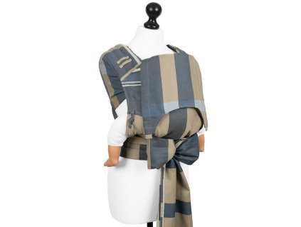 baby size fly tai mei tai baby carrier london beige 2