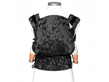 baby size fusion baby carrier with buckles classic wolf anthracite