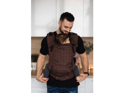 Ergonomické rostoucí nosítko Be Lenka 4ever Neo Celtic Bronze Brown klasické popruhy + chrániče ramenních popruhů