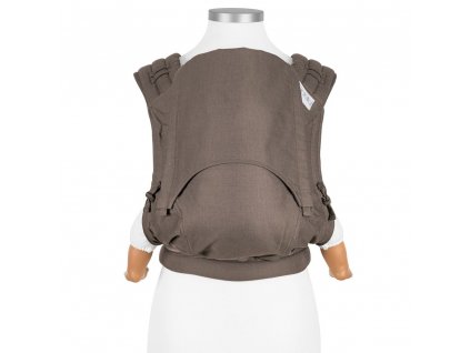 new size fly tai mei tai baby carrier classic chevron walnut