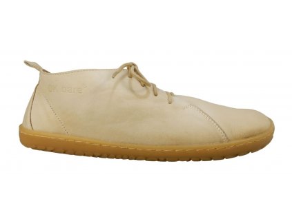 OK bare celoroční barefoot obuv PORTAGE Cream BF 1740-264