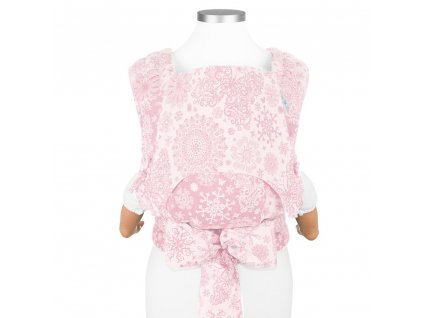 nosítko fidella baby size fly tai mei tai baby carrier classic iced butterfly pale pink