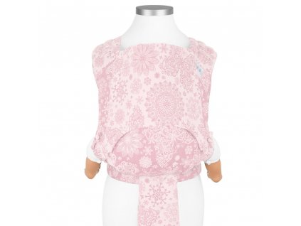 nosítko fidella new size fly tai mei tai baby carrier classic iced butterfly pale pink