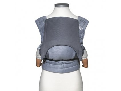 baby size fly tai mei tai baby carrier classic lines light blue 5