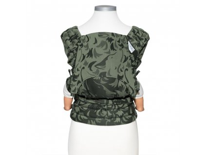 nosítko Fidella baby size fly tai mei tai baby carrier classic wolf reed green