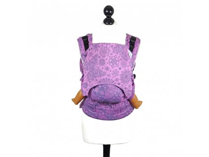 baby size fidella fusion baby carrier with buckles iced butterfly violet