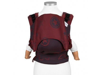 baby size fusion baby carrier with buckles classic outer space ruby red