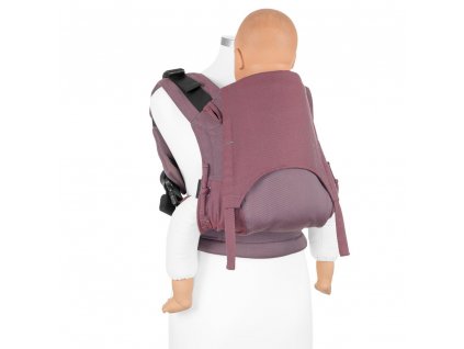 baby size fusion baby carrier with buckles classic lines red