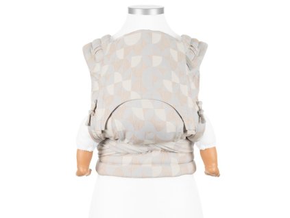 fidella fly tai mei tai baby carrier kaleidoscope beige blue baby