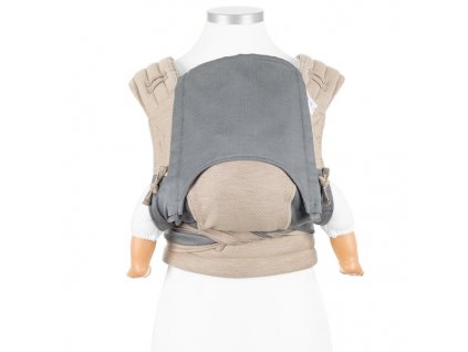 baby size fly tai mei tai baby carrier classic lines beige