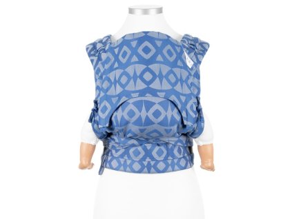 fidella flyclick baby carrier classic night owl smooth blue