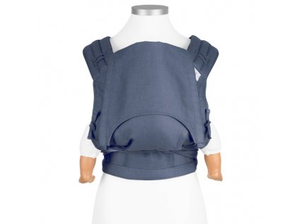 ergonomické nosítko fidella flyclick baby carrier classic chevron denim blue