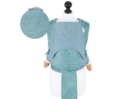 Fidella Fly Tai-Mei Tai NEW SIZE-Amors Love Arrows - sparkling green