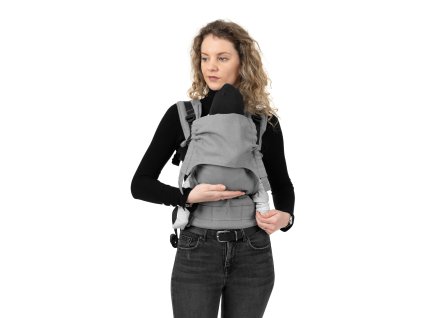 Fidella Fusion BABY SIZE - Chevron Light Gray + BATŮŽEK ZDARMA