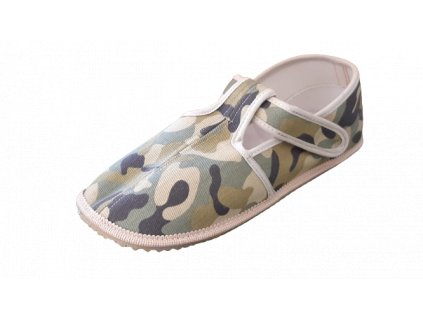 Beda barefoot přezůvky SLIM vojenská ARMY 060010/W/02