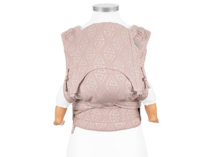 flyclick halfbuckle baby carrier paperclips ash rose baby