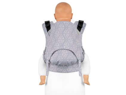 Ergonomické nosítko Fidella Fusion TODDLER SIZE 2.0 Paperclips Ash Blue