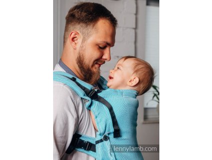 LennyUpGrade Basic Line Little Herringbone Turquoise 1