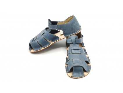 OKbarefoot dětské sandály Palm D201/H modré