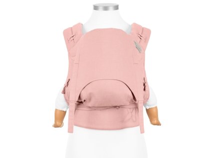 flowclick half buckle babytrage chevron rose baby 10
