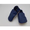 baBice barefoot capáčky Plain Navy tmavě modrá BA-003