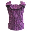 Ergonomické nosítko MoniLu UNI - Peacock Lilac včetně slintáčků