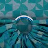 fidella baby wrap kaleidoscope ocean teal ring sling