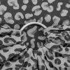 ring sling leopard silver