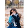 Ergonomické rostoucí nosítko Be Lenka 4ever - Triangl Safír široké popruhy s křížením + chrániče ramenních popruhů