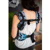 Ergonomické nosítko Be Lenka Mini Triangl Sapphire klasické popruhy + chrániče ramenních popruhů