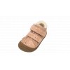 Lurchi zimní barefoot obuv Timur Suede Rose Bronze 33-53001-23