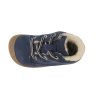 Lurchi zimní barefoot obuv Tor Nubuk Navy 33-53002-22
