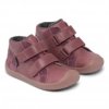 Bundgaard zimní barefoot obuv Walker Mid Velcro II Tex Dark Rose G BG303238DG/723