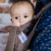 Ergonomické nosítko  Fidella Fusion BABY SIZE - Chevron Walnut