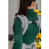 Ergonomické rostoucí nosítko Be Lenka Neo Unicolour Grey klasické popruhy + chrániče ramenních popruhů