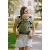 Ergonomické rostoucí nosítko Be Lenka Mini  - Unicolour Green klasické popruhy + chrániče ramenních popruhů