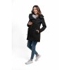 Wombat & Co. celoroční softshellová nosicí a těhotenská bunda WOMBATSHELL Black
