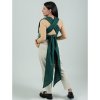 isara quick half buckle evergreen linen baby carrier (8)