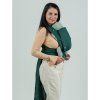 isara quick half buckle evergreen linen baby carrier (7)