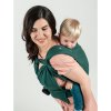 isara quick half buckle evergreen linen baby carrier (5)