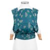 ergonomické nosítko fidella flyclick half buckle babytrage kaleidoscope ocean teal baby