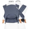 ergonomické nosítko fidella flowclick half buckle babytrage chevron blau baby